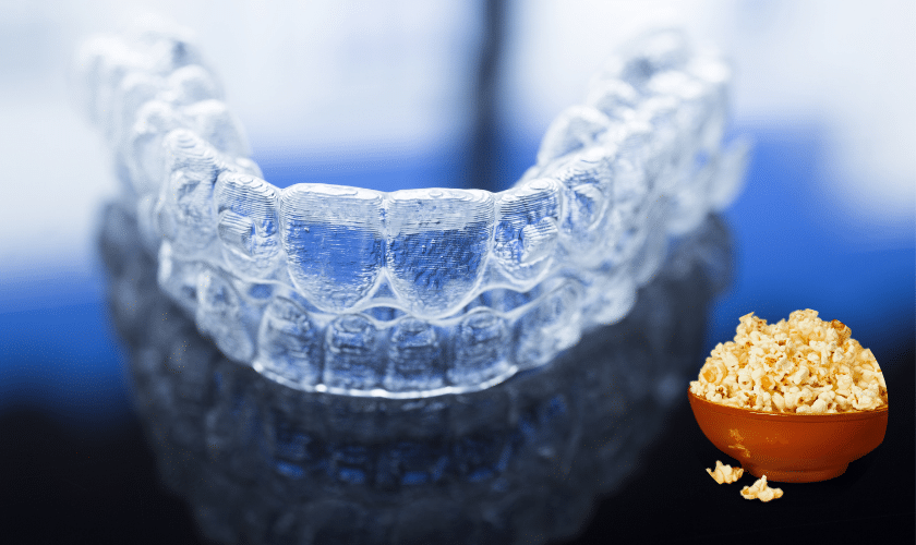 Can You Eat Popcorn with Invisalign?